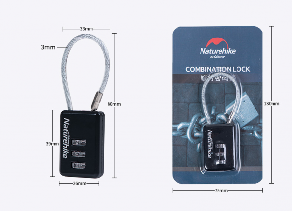 Khóa số Vali NatureHike NH15A001-Q - Hình ảnh 6