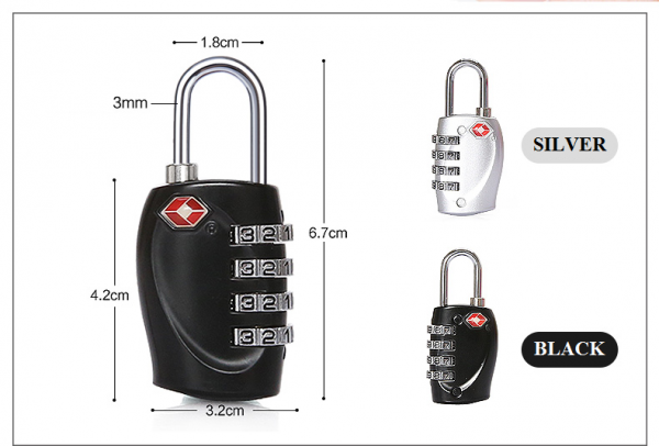 Khóa số NatureHike NH23A023-B TSA 4 số - Hình ảnh 8